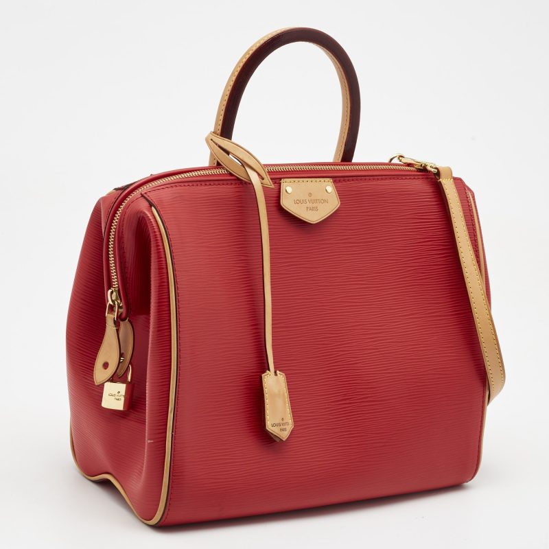 Louis Vuitton Coquelicot Epi Leather Doc PM Bag - Logoexplore - Image 3