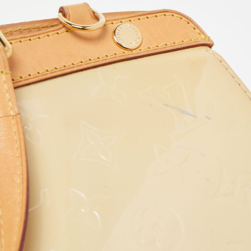 LOUIS VUITTON Citrine Monogram Vernis Brea MM Bag - Logoexplore - Image 6