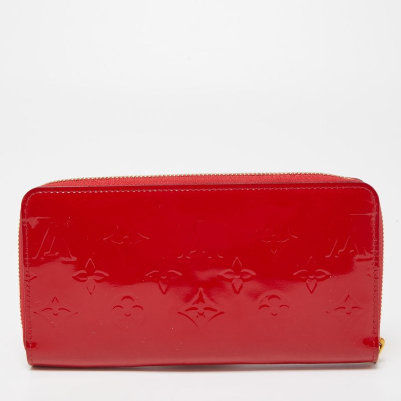 LOUIS VUITTON Cerise Monogram Vernis Zippy Wallet - Logoexplore - Image 5