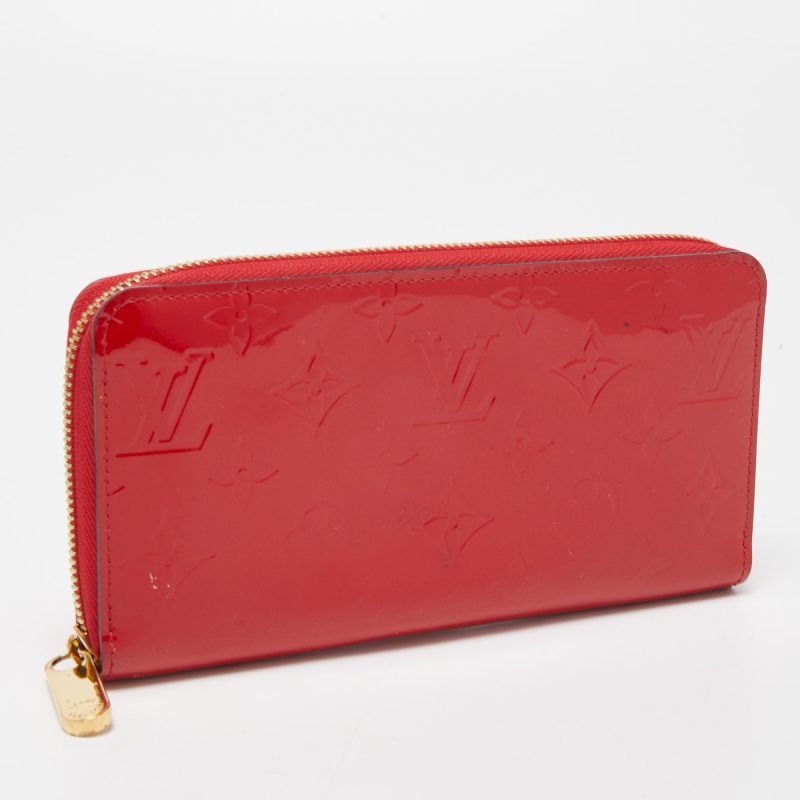 LOUIS VUITTON Cerise Monogram Vernis Zippy Wallet - Logoexplore - Image 4