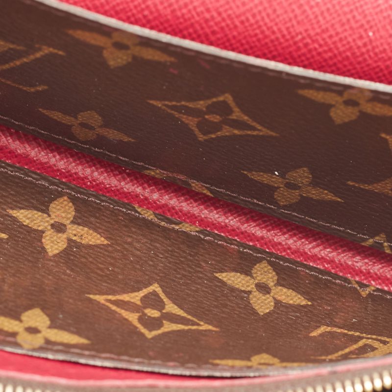 LOUIS VUITTON Fuchsia Monogram Canvas Emilie Wallet - Logoexplore - Image 2
