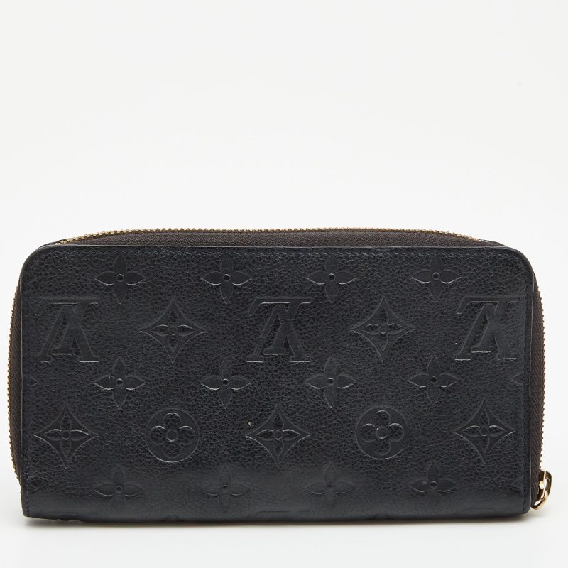 LOUIS VUITTON Bleu Infini Monogram Leather Zippy Wallet - Logoexplore - Image 5