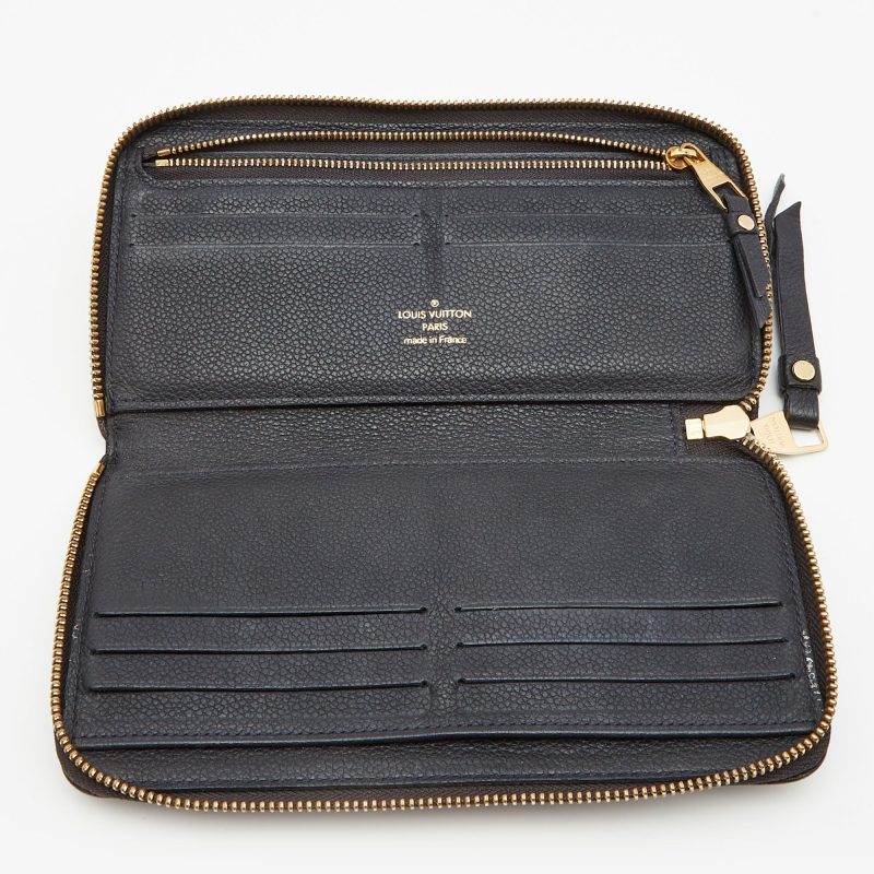 LOUIS VUITTON Bleu Infini Monogram Leather Zippy Wallet - Logoexplore - Image 2