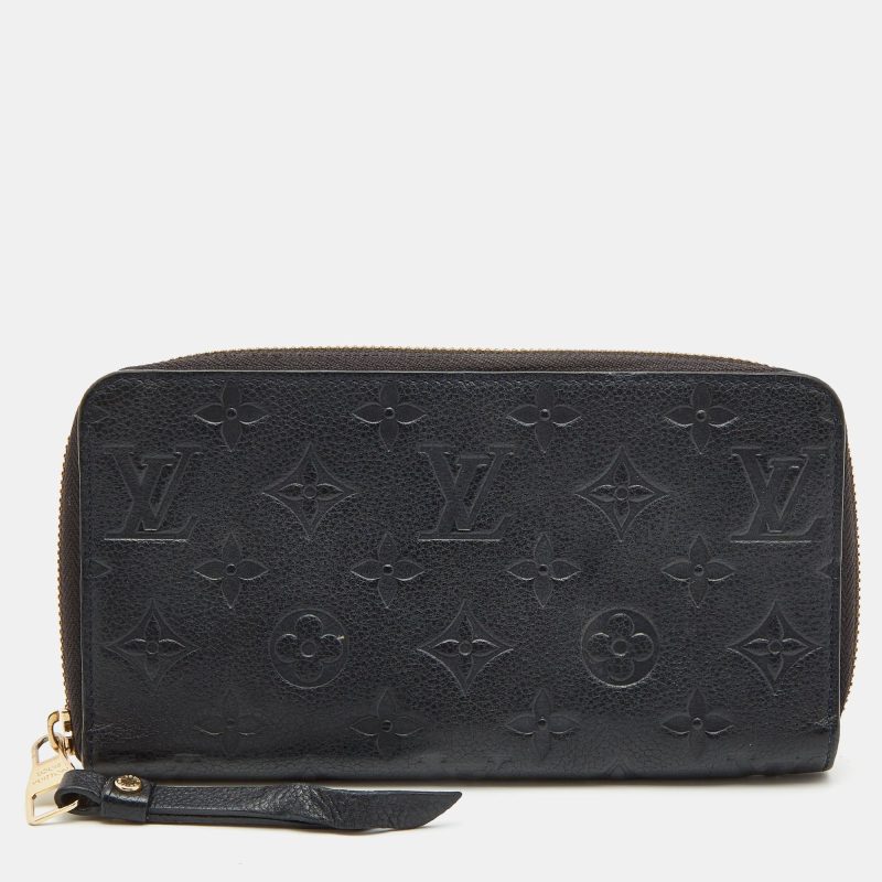 LOUIS VUITTON Bleu Infini Monogram Leather Zippy Wallet - Logoexplore