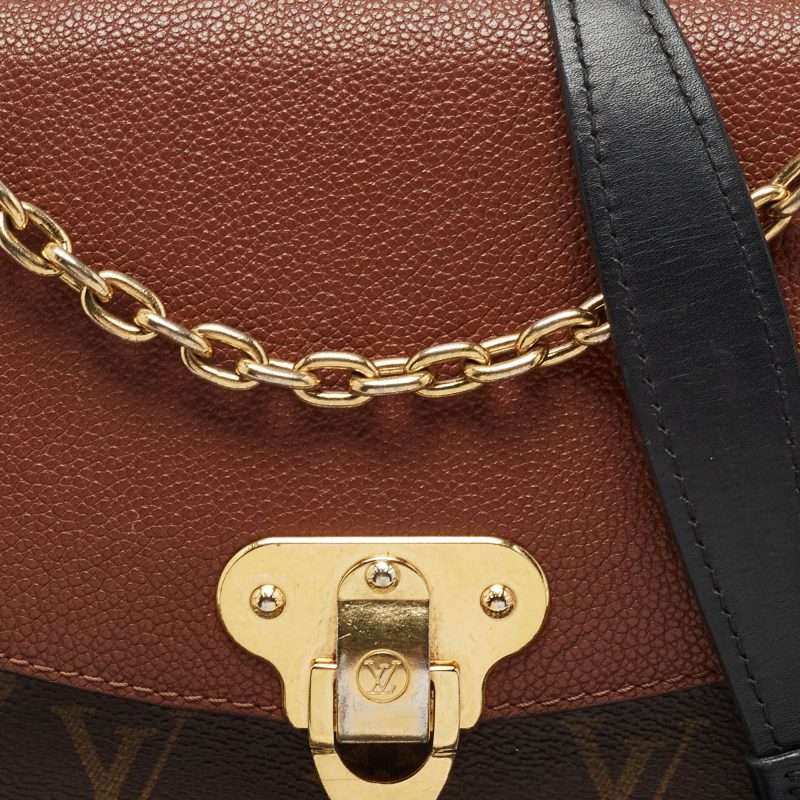 LOUIS VUITTON Caramel Monogram Canvas and Leather Saint Placide Bag - Logoexplore - Image 5