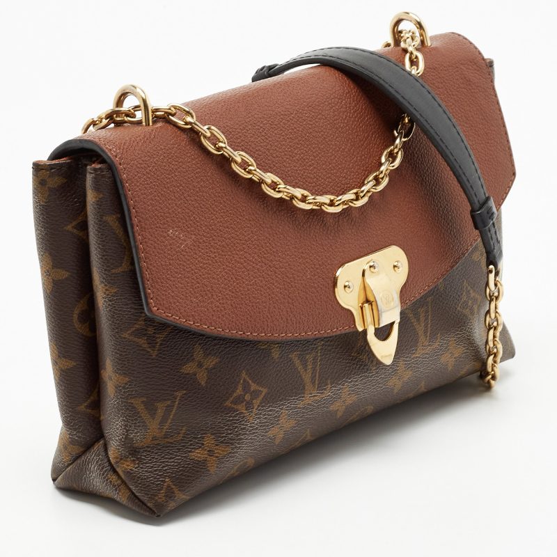 LOUIS VUITTON Caramel Monogram Canvas and Leather Saint Placide Bag - Logoexplore - Image 3