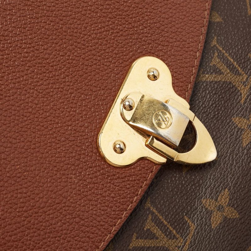 LOUIS VUITTON Caramel Monogram Canvas and Leather Saint Placide Bag - Logoexplore - Image 6