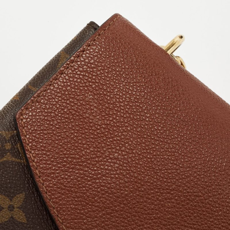 LOUIS VUITTON Caramel Monogram Canvas and Leather Saint Placide Bag - Logoexplore - Image 7