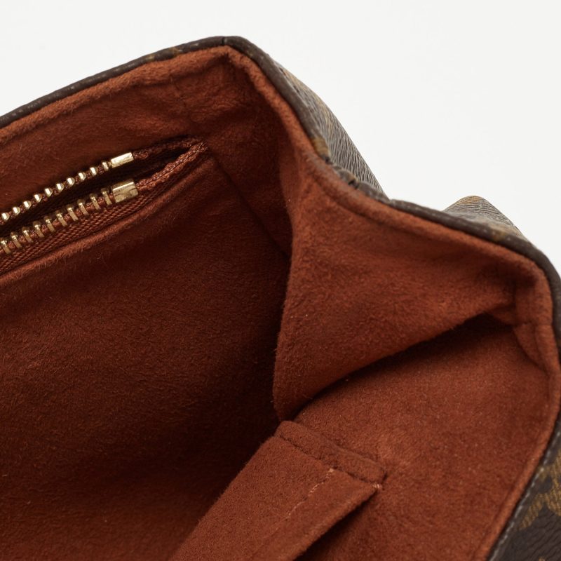 LOUIS VUITTON Caramel Monogram Canvas and Leather Saint Placide Bag - Logoexplore - Image 8
