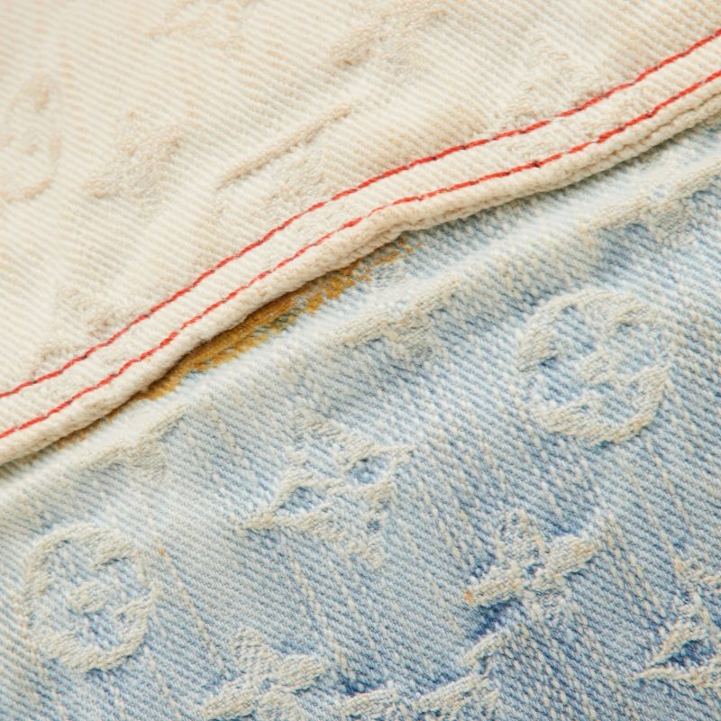 LOUIS VUITTON Blue Monogram Denim and Leather Limited Edition Sunshine Bag - Logoexplore - Image 7
