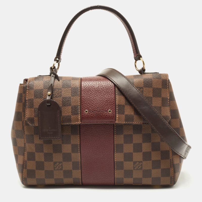 LOUIS VUITTON Bordeaux Damier Ebene Bond Street Bag - Logoexplore