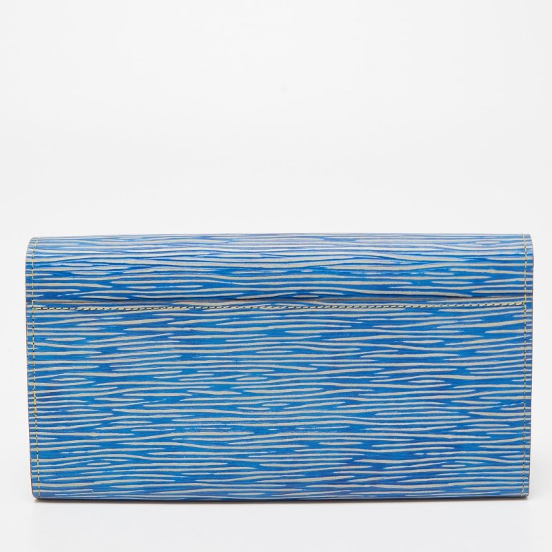 LOUIS VUITTON Denim Epi Leather Sarah Wallet - Logoexplore - Image 4