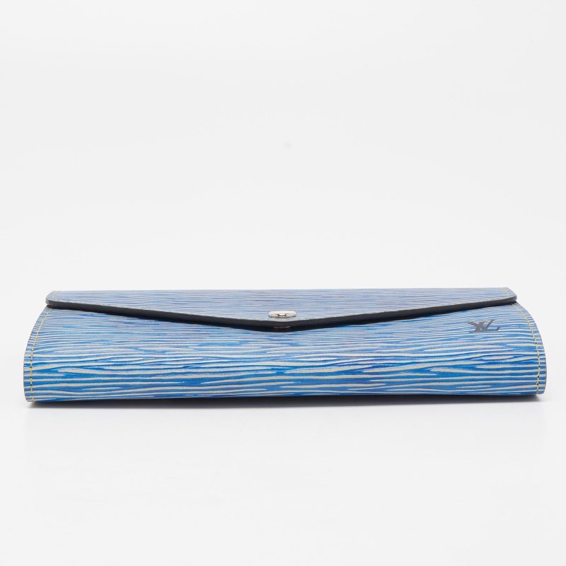 LOUIS VUITTON Denim Epi Leather Sarah Wallet - Logoexplore - Image 6