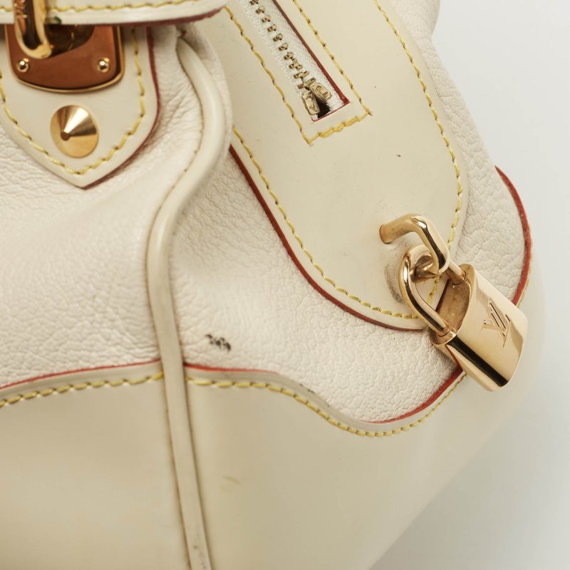 LOUIS VUITTON Cream/Off White Suhali Leather Le Radieux Bag - Logoexplore - Image 5