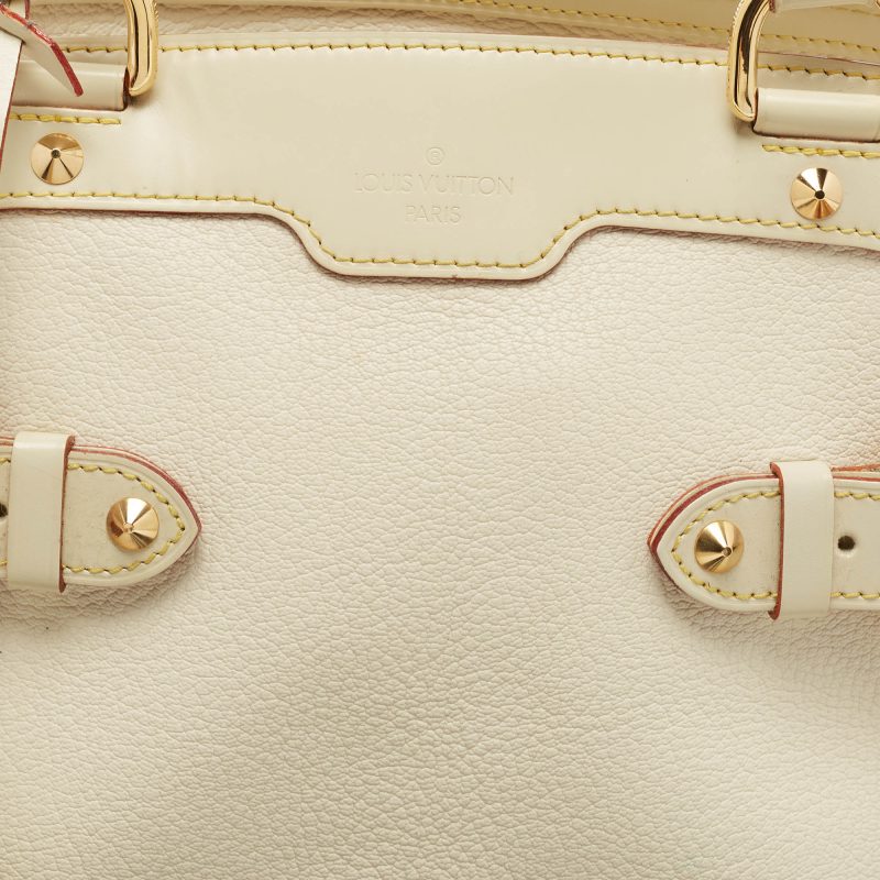 LOUIS VUITTON Cream/Off White Suhali Leather Le Radieux Bag - Logoexplore - Image 8