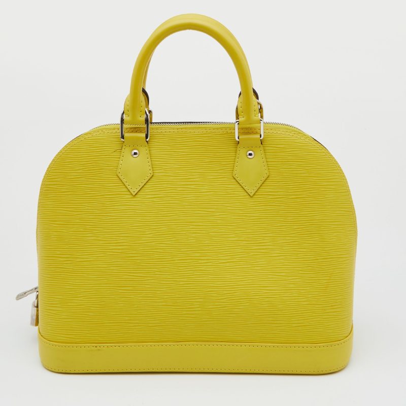 LOUIS VUITTON Citron Epi Leather Alma PM Bag - Logoexplore - Image 4