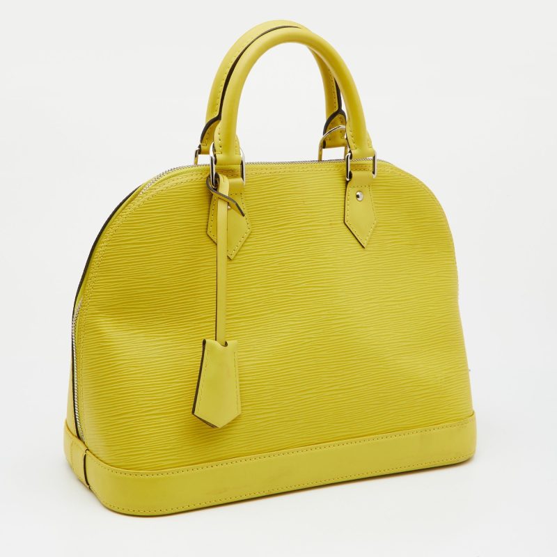 LOUIS VUITTON Citron Epi Leather Alma PM Bag - Logoexplore - Image 3