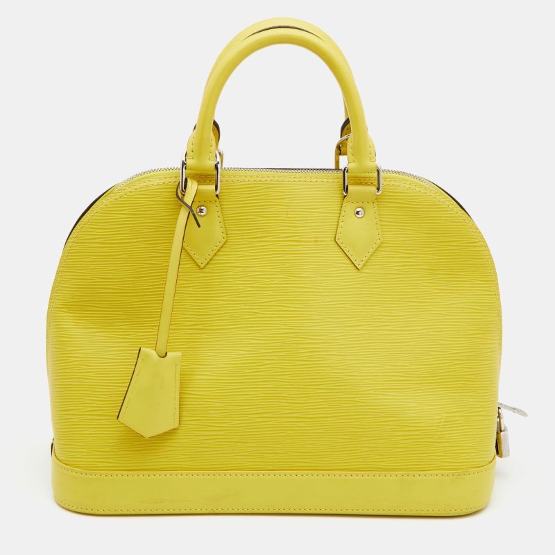 LOUIS VUITTON Citron Epi Leather Alma PM Bag - Logoexplore