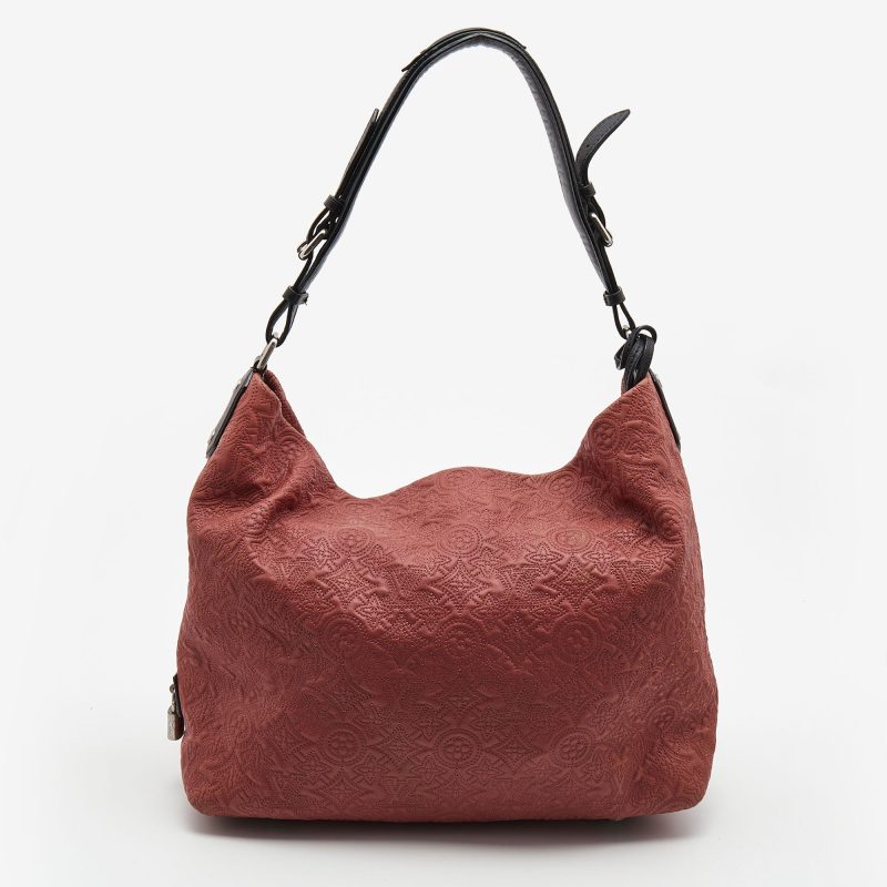LOUIS VUITTON Framboise Monogram Antheia Leather Ixia PM Bag - Logoexplore - Image 4