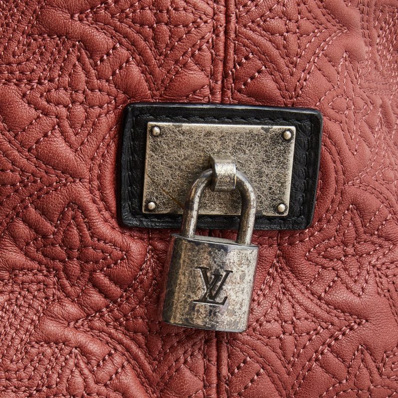 LOUIS VUITTON Framboise Monogram Antheia Leather Ixia PM Bag - Logoexplore - Image 6