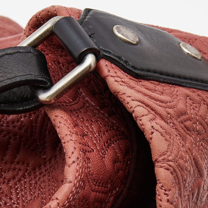LOUIS VUITTON Framboise Monogram Antheia Leather Ixia PM Bag - Logoexplore - Image 7