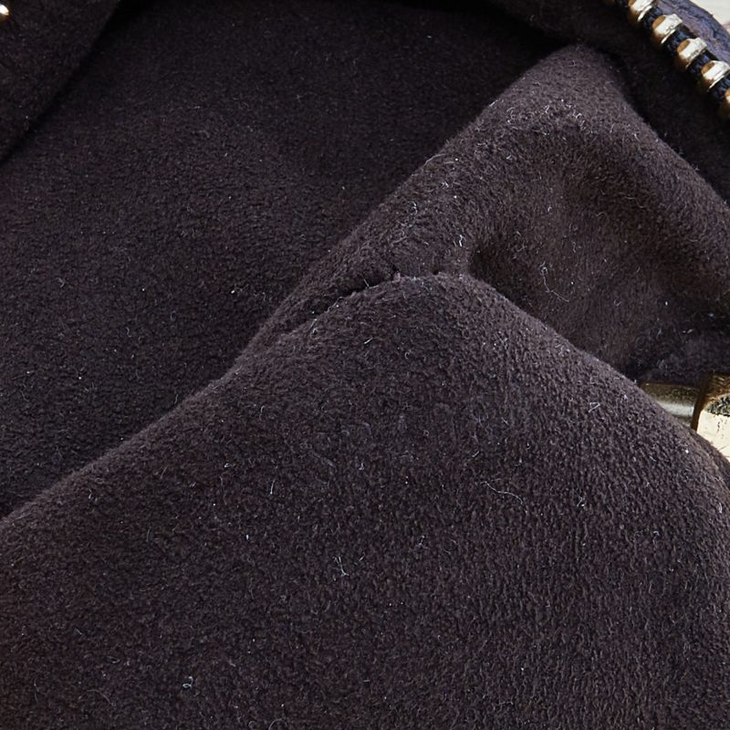 LOUIS VUITTON Black Monogram Mahina Leather L Bag - Logoexplore - Image 8