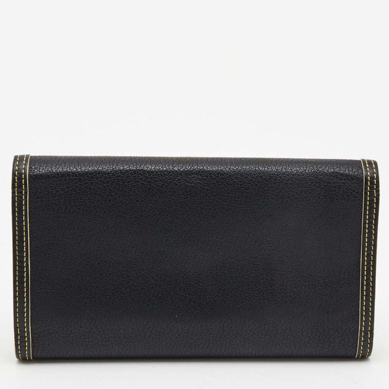 LOUIS VUITTON Black Leather Porte Tresor International Wallet - Logoexplore - Image 5