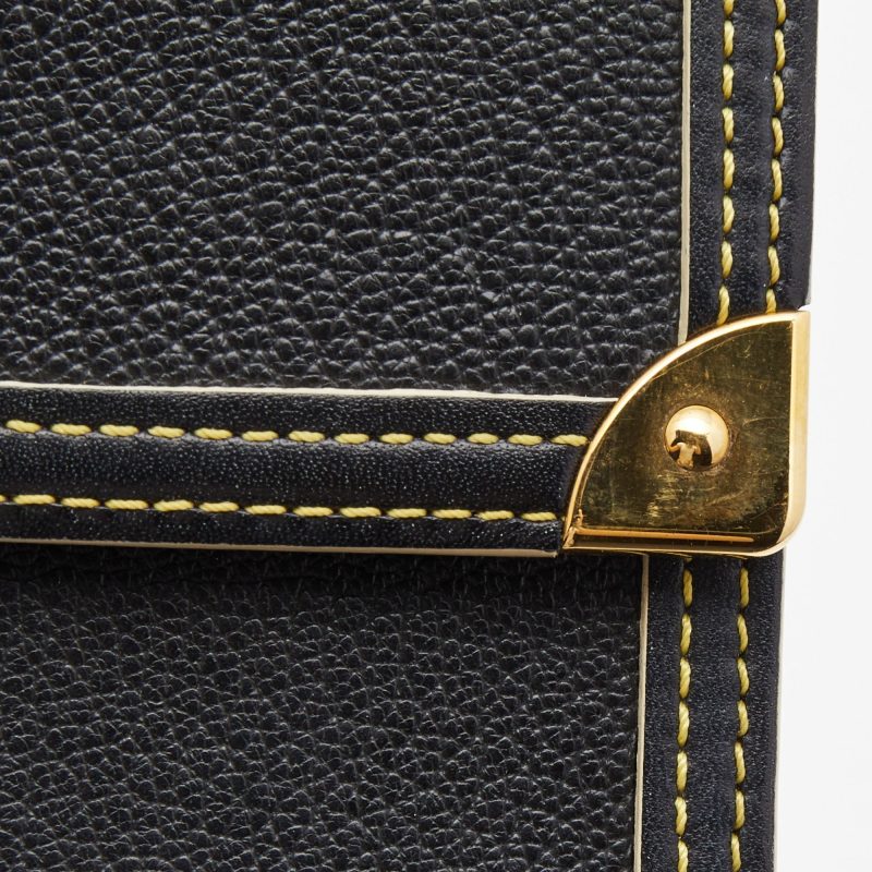 LOUIS VUITTON Black Leather Porte Tresor International Wallet - Logoexplore - Image 6