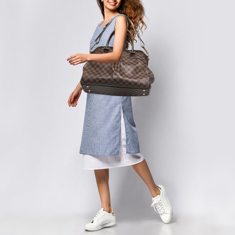 LOUIS VUITTON Damier Ebene Canvas Trevi GM Bag - Logoexplore - Image 2