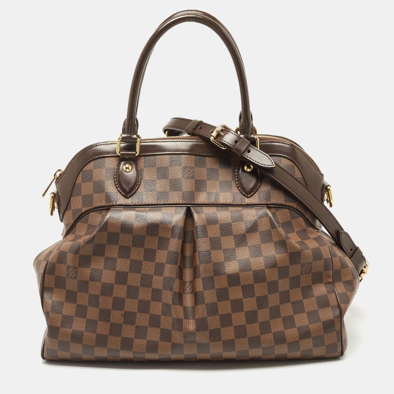 LOUIS VUITTON Damier Ebene Canvas Trevi GM Bag - Logoexplore