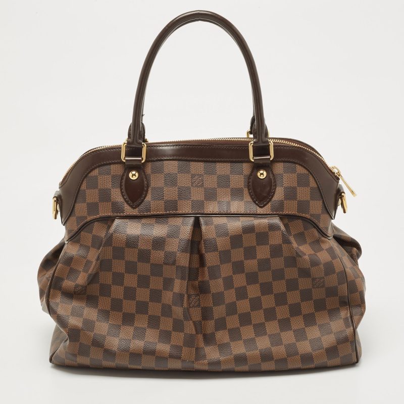 LOUIS VUITTON Damier Ebene Canvas Trevi GM Bag - Logoexplore - Image 4