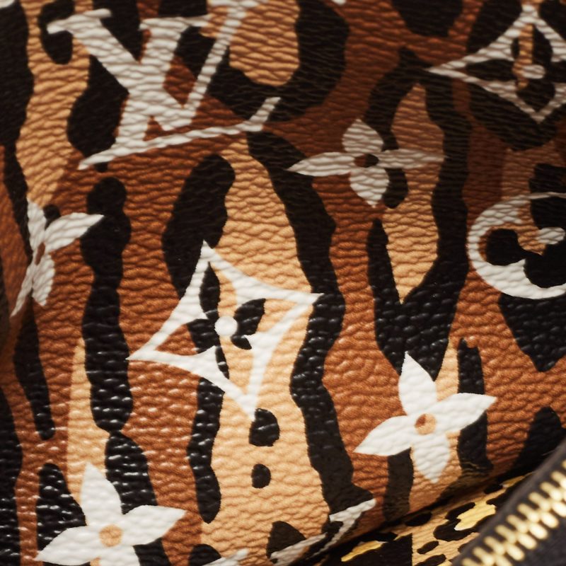 LOUIS VUITTON Black Monogram Giant Canvas Jungle Double Zip Pochette - Logoexplore - Image 5