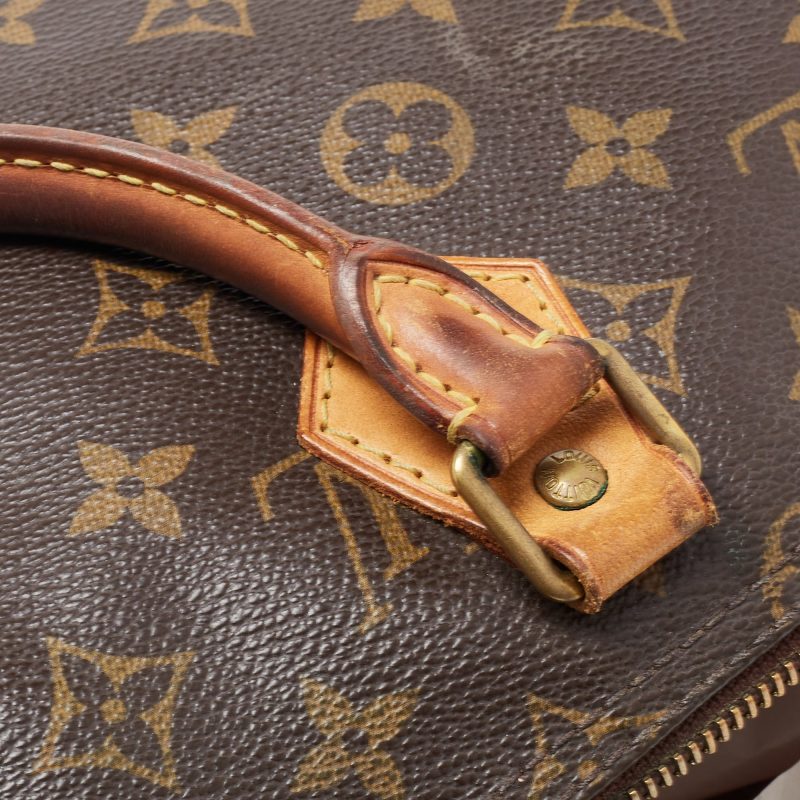 LOUIS VUITTON Brown Canvas Monogram Speedy 35 Handbag - Logoexplore - Image 8
