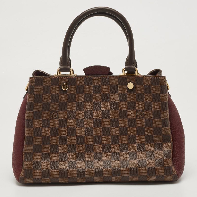 LOUIS VUITTON Bordeaux Damier Ebene Canvas Brittany Bag - Logoexplore - Image 4
