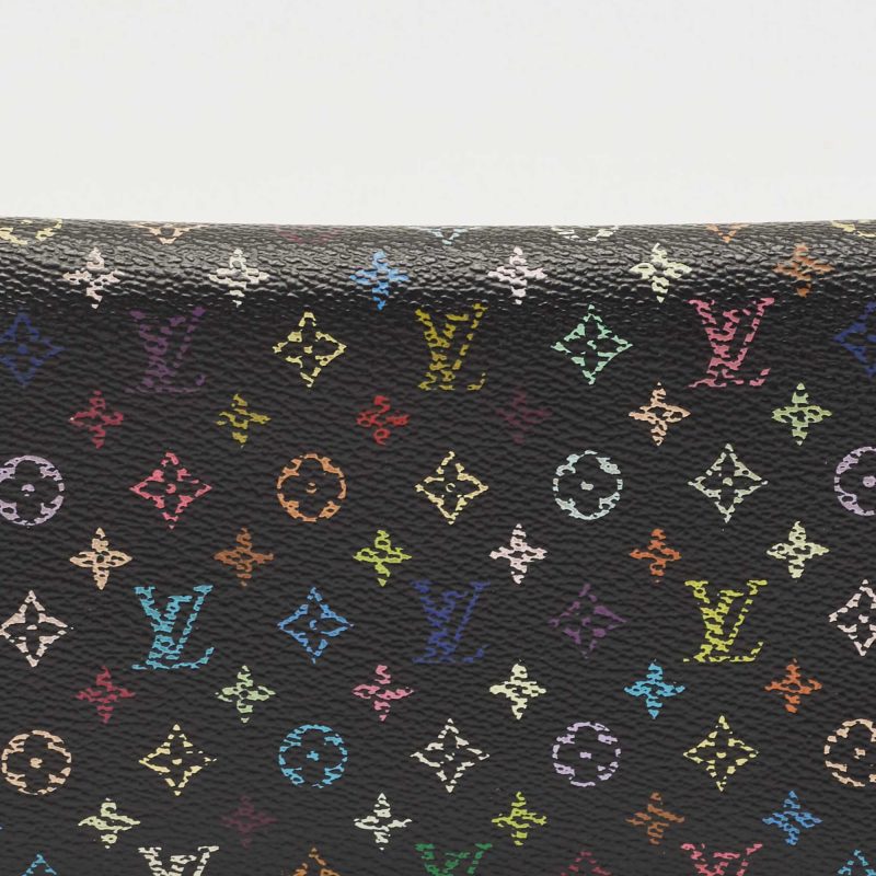 LOUIS VUITTON Black Monogram Multicolore Canvas Insolite Pistache Wallet - Logoexplore - Image 6