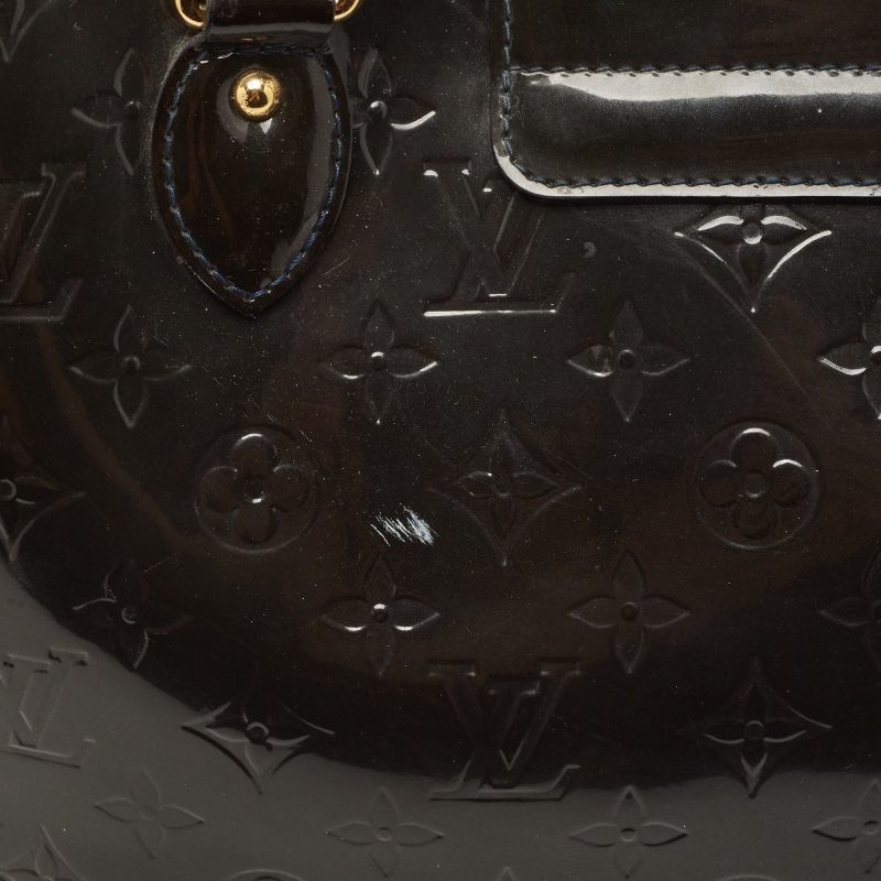 LOUIS VUITTON Bleu Infini Monogram Vernis Melrose Avenue Bag - Logoexplore - Image 5