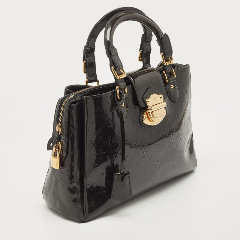 LOUIS VUITTON Bleu Infini Monogram Vernis Melrose Avenue Bag - Logoexplore - Image 3