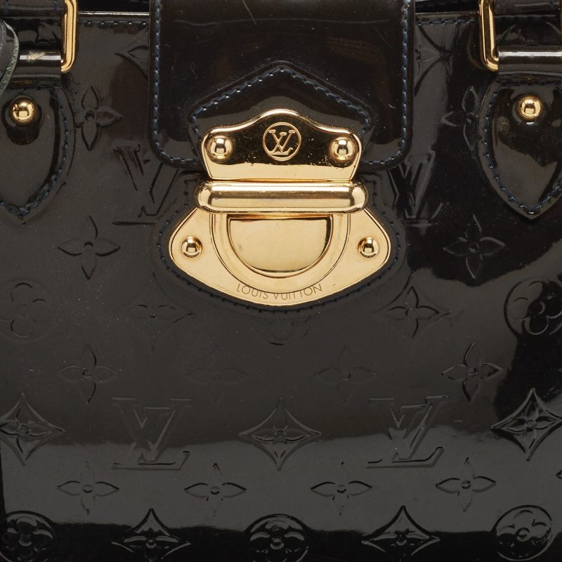 LOUIS VUITTON Bleu Infini Monogram Vernis Melrose Avenue Bag - Logoexplore - Image 8