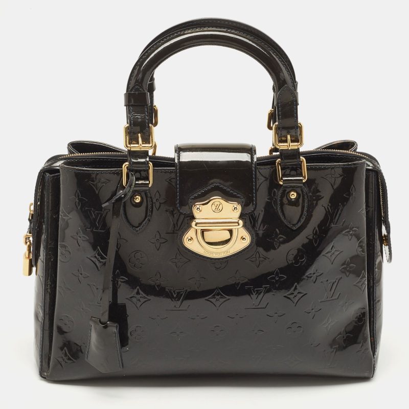 LOUIS VUITTON Bleu Infini Monogram Vernis Melrose Avenue Bag - Logoexplore