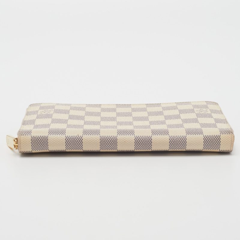 LOUIS VUITTON Damier Azur Canvas Zippy Organizer Wallet - Logoexplore - Image 6