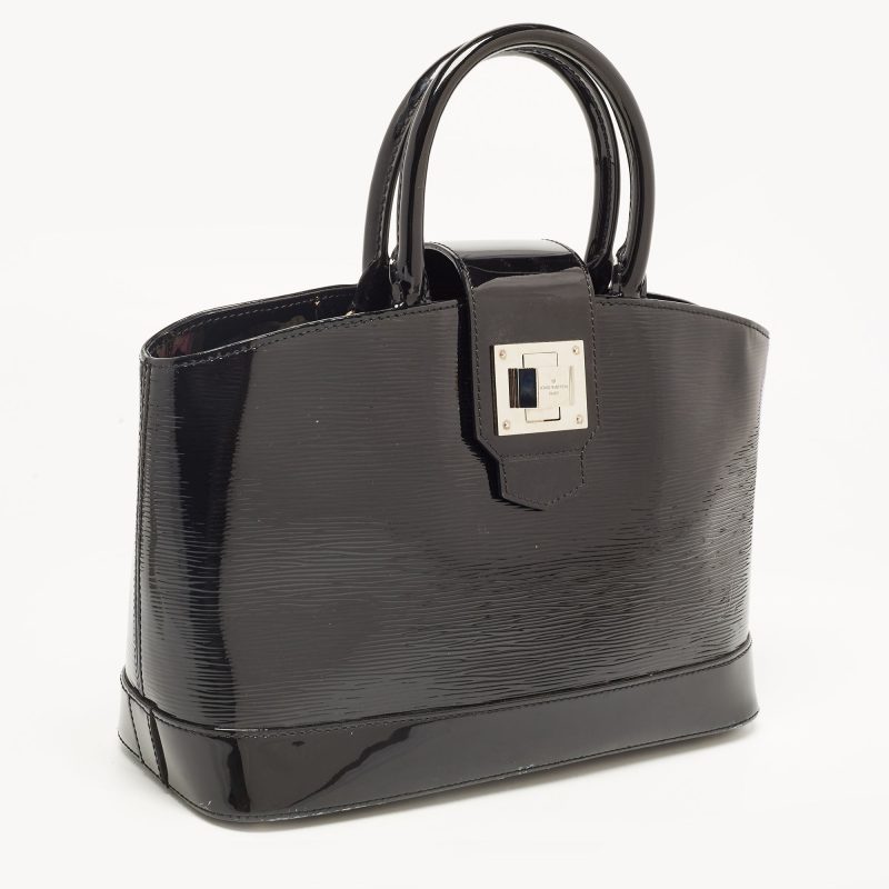 LOUIS VUITTON Black Electric Epi Leather Mirabeau PM Bag - Logoexplore - Image 3