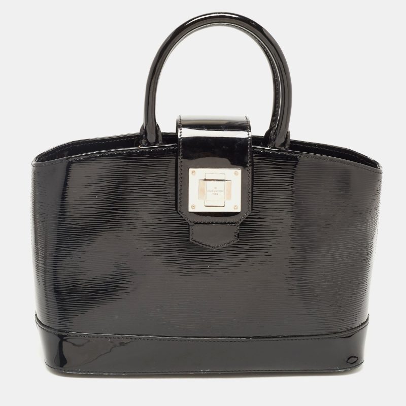 LOUIS VUITTON Black Electric Epi Leather Mirabeau PM Bag - Logoexplore