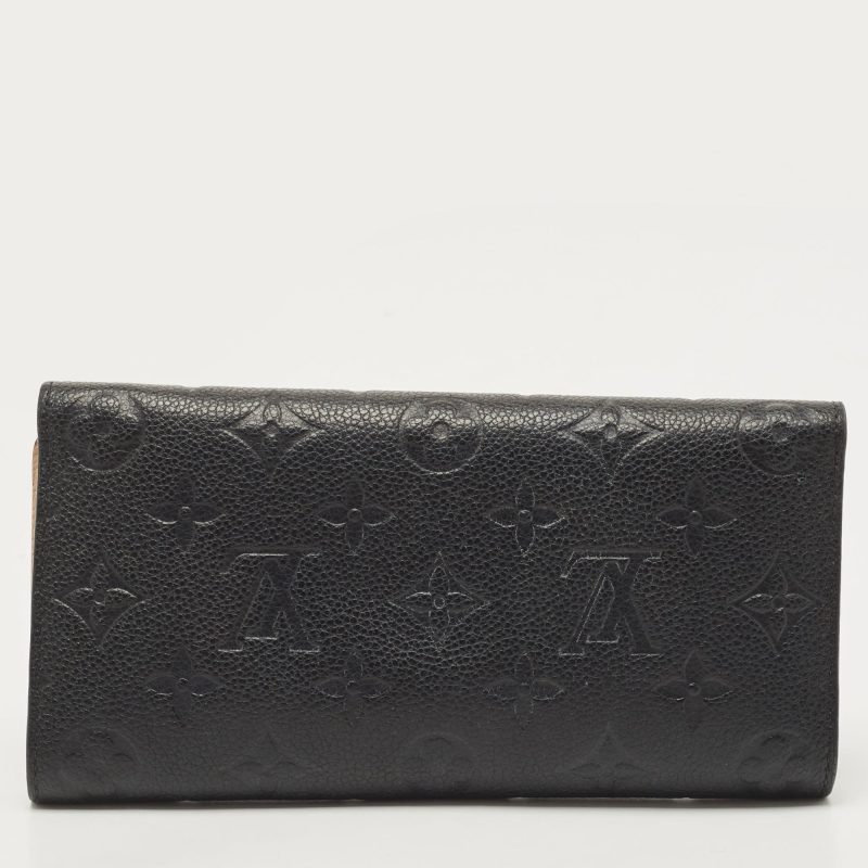 LOUIS VUITTON Black Empreinte Leather Josephine Wallet - Logoexplore - Image 4