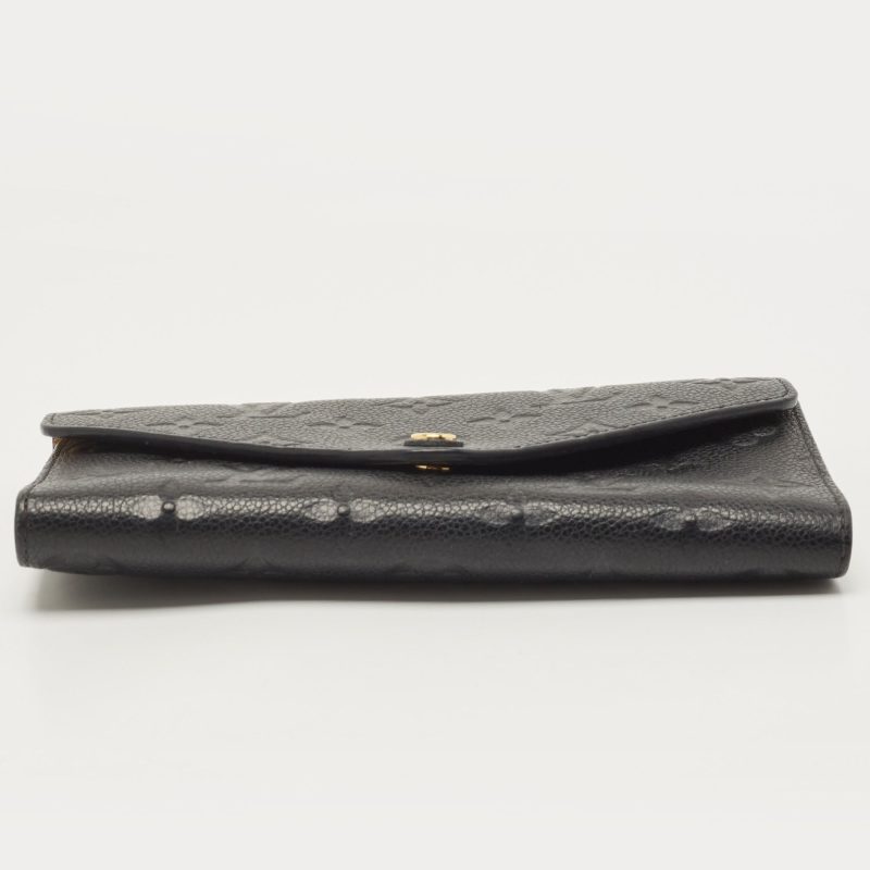 LOUIS VUITTON Black Empreinte Leather Josephine Wallet - Logoexplore - Image 6