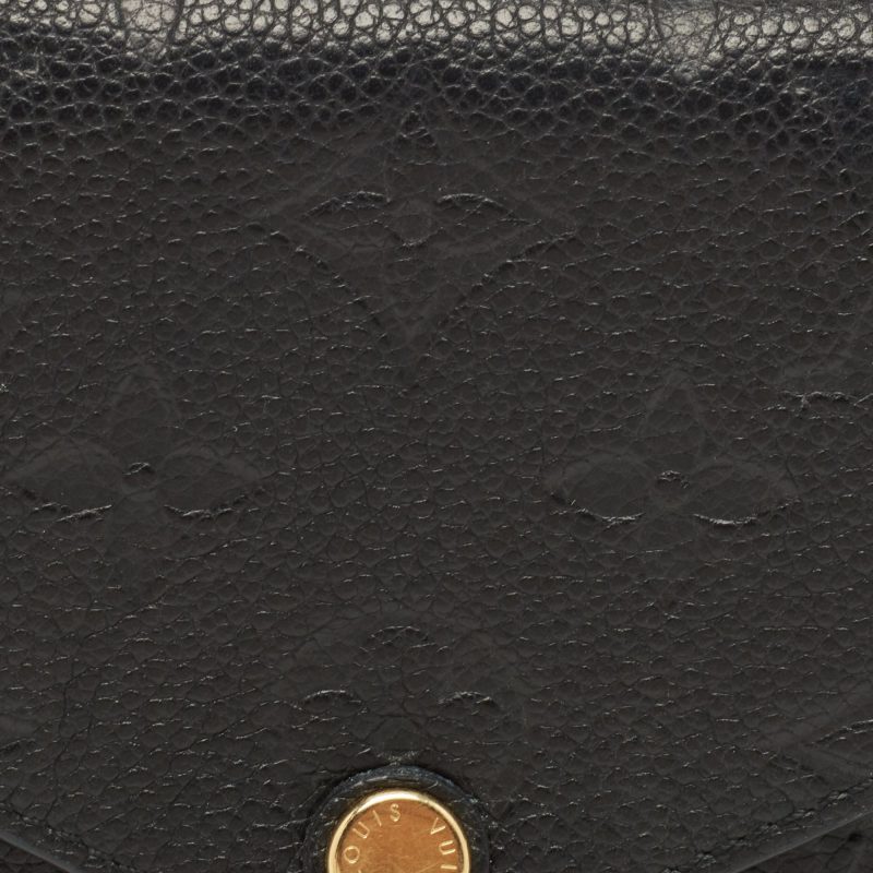 LOUIS VUITTON Black Empreinte Leather Josephine Wallet - Logoexplore - Image 5