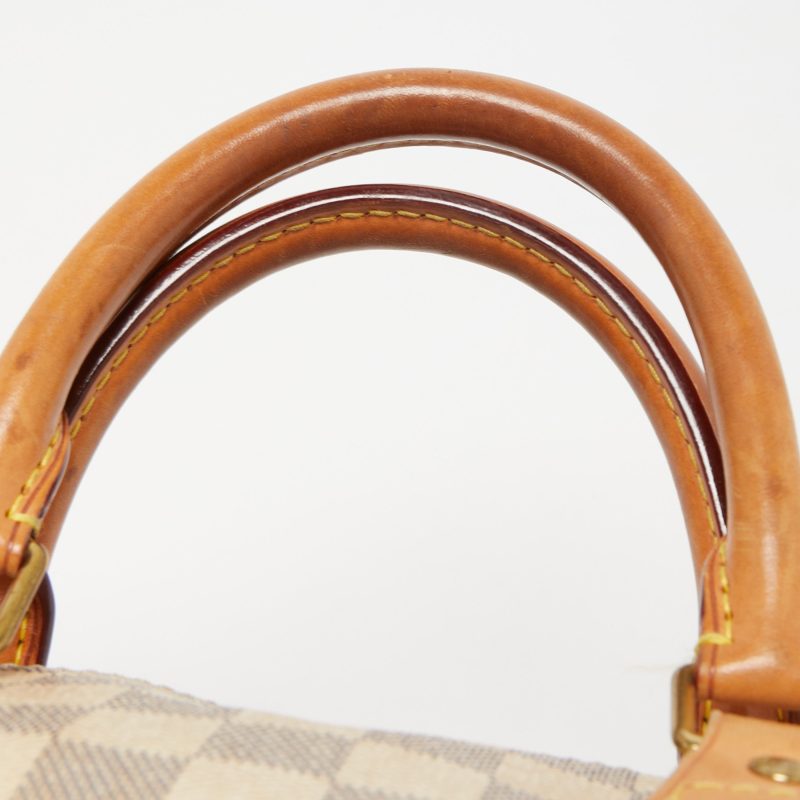 LOUIS VUITTON Damier Azure Canvas Speedy 35 Bag - Logoexplore - Image 7