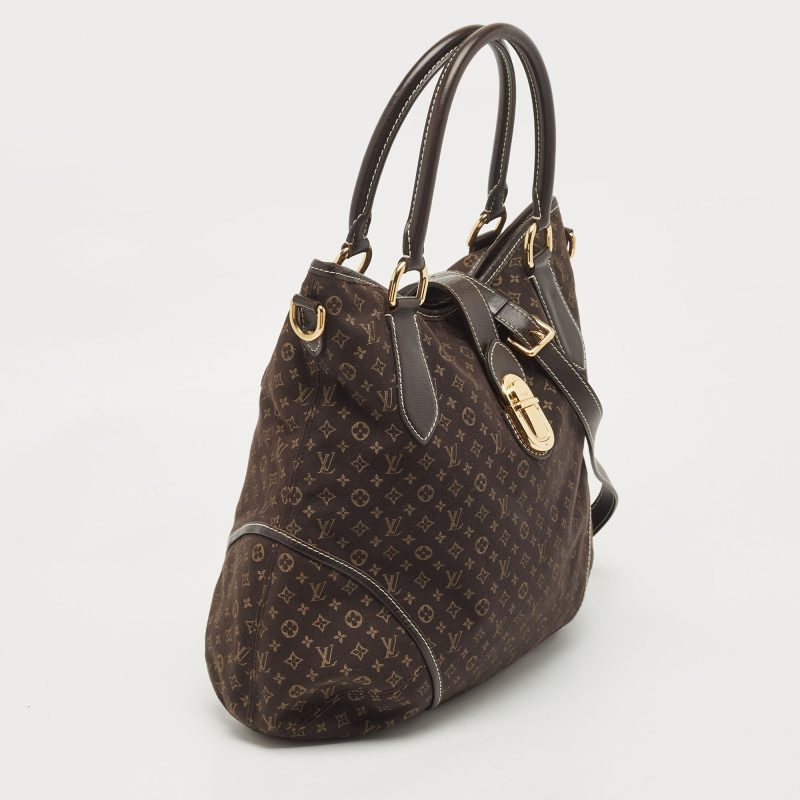 LOUIS VUITTON Fusain Monogram Idylle Canvas Elegie Bag - Logoexplore - Image 3