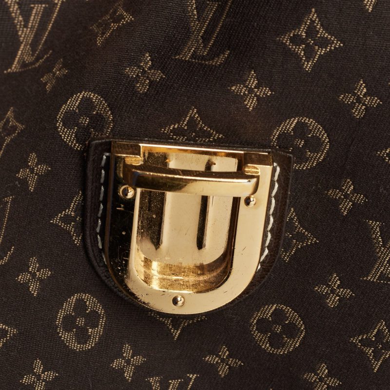 LOUIS VUITTON Fusain Monogram Idylle Canvas Elegie Bag - Logoexplore - Image 6