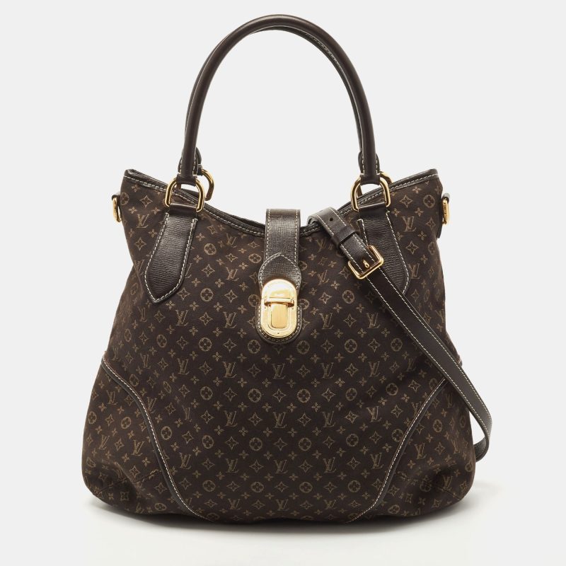 LOUIS VUITTON Fusain Monogram Idylle Canvas Elegie Bag - Logoexplore