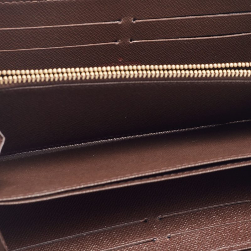 LOUIS VUITTON Damier Ebene Canvas Zippy Wallet - Logoexplore - Image 2